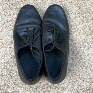 Mens black character shoes